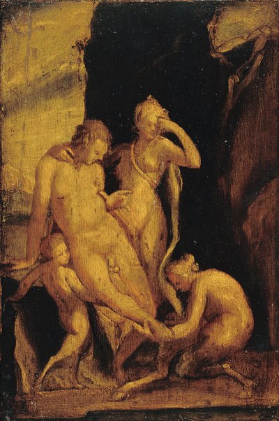 Faun mit verwundetem Fuß von Bartholomaeus Spranger